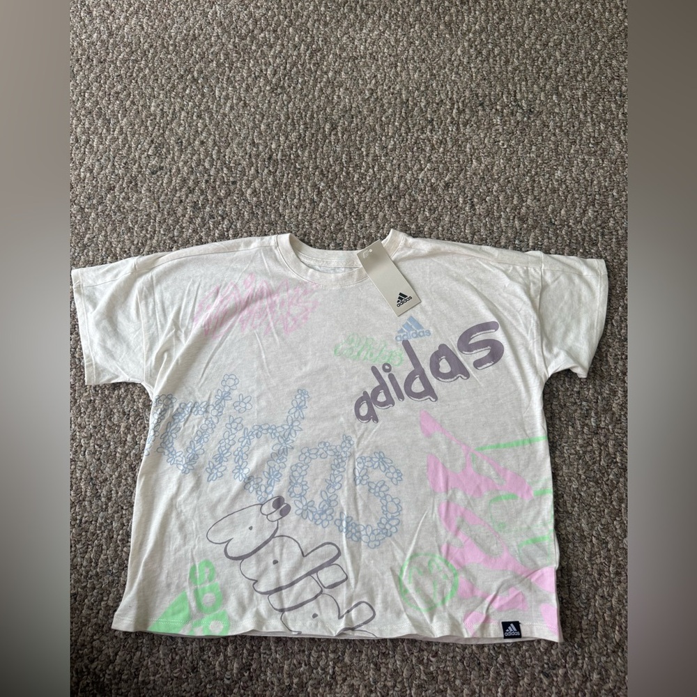 Adidas Kids Multicolor Graphic Tee